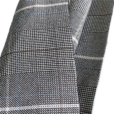 160D * 200D 40D Quatro tons de cores Alto alongamento Cation Plaid Check Tecido para vestido de senhora