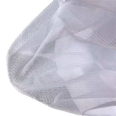 Tecido de malha 50D de poliéster 100% reciclado para sacos de frutas e vegetais
